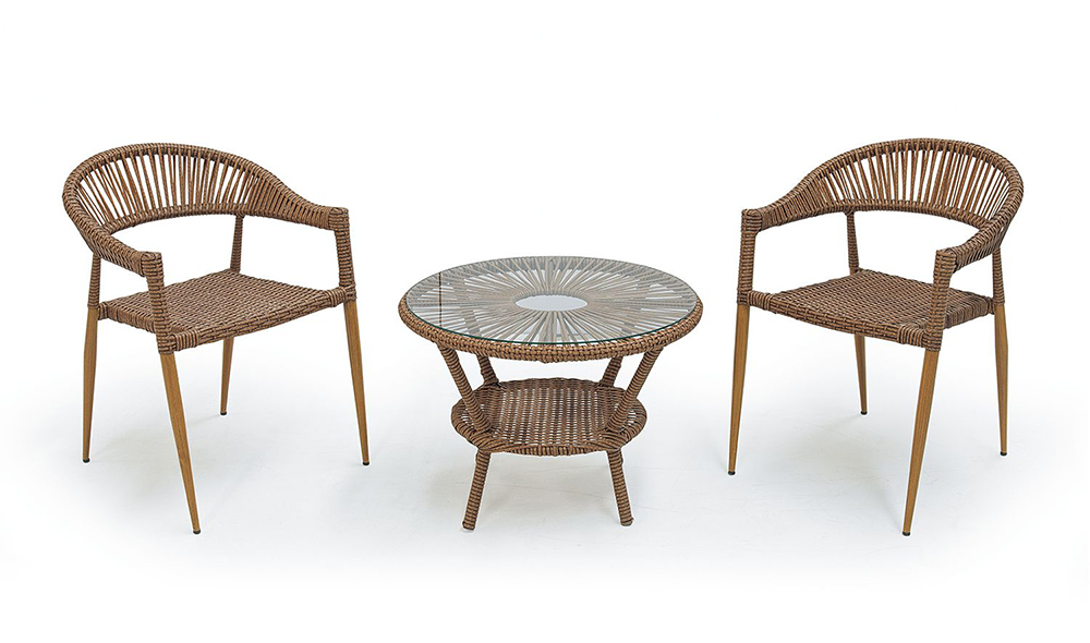 Fancy Rattan Çay Seti - Bahçe Mobilyası > Çay Seti | Yapı Mobilya - Görsel 1